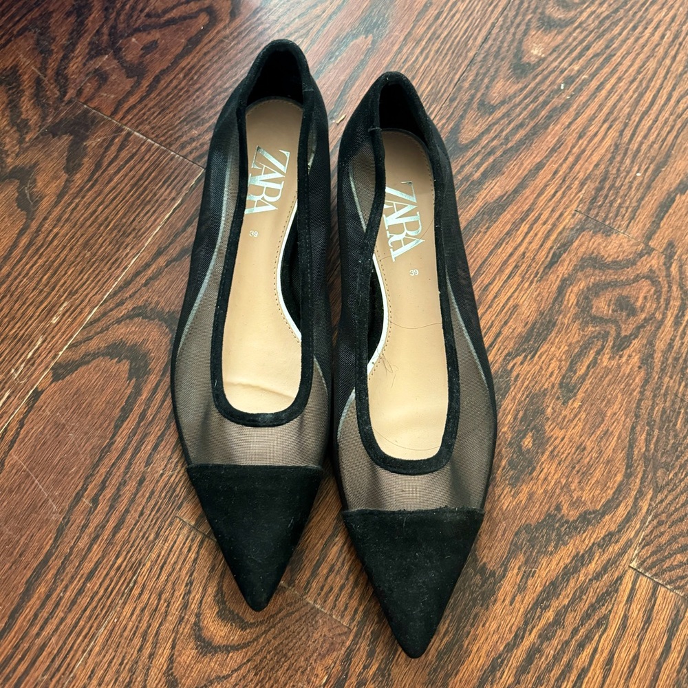 Zara ballerinas flats